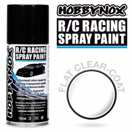 Flat Clear Coat R/C Racing Spray 150ml