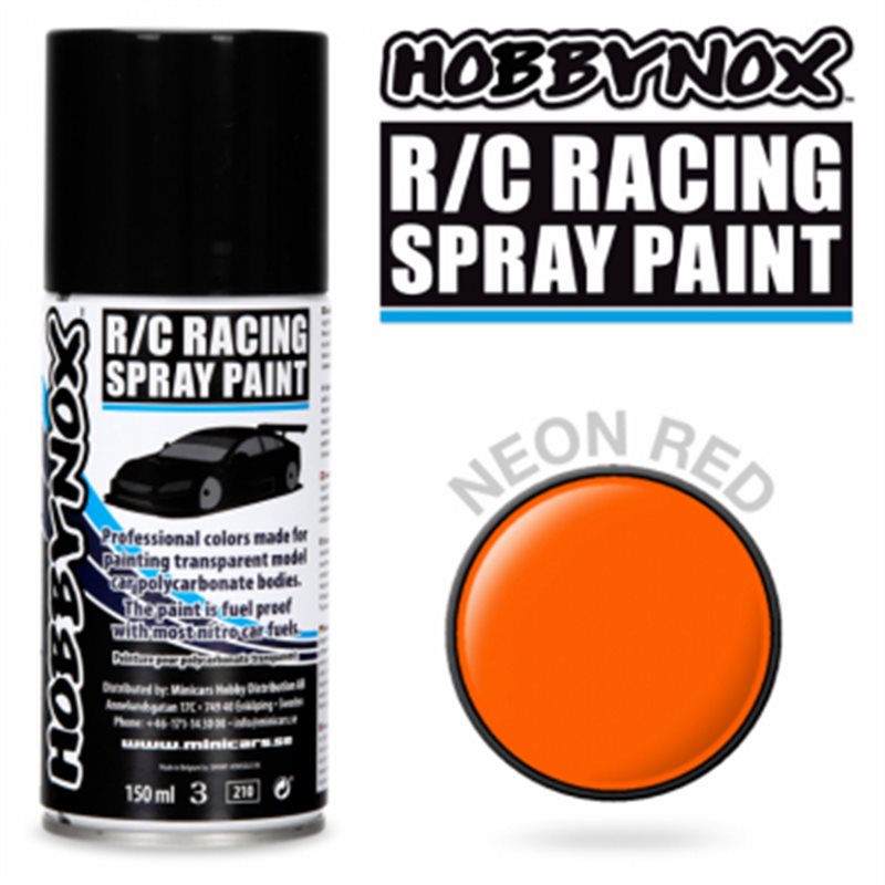 Neon Red R/C Racing Spray Paint 150 ml