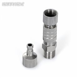 Airbrush Quick Coupler G1/8 with two Male Parts