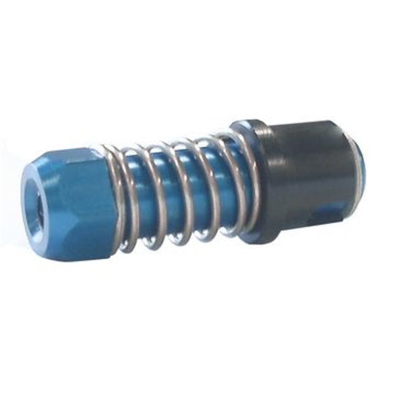 Aluminium Kulled 4-40 med låsning Blå