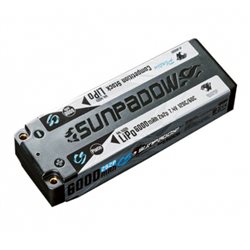 Li-Po Batteri 2S 7,4V 6000mAh 120C Stick Stock Platin