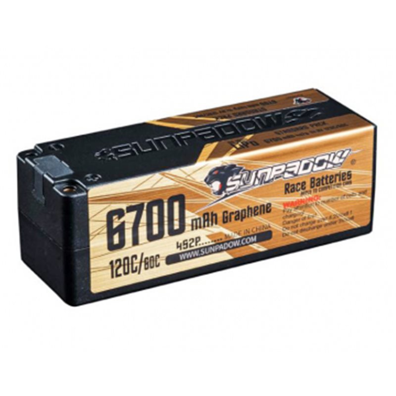 Li-Po Batteri 4S 14,8V 6700mAh 120C Gold