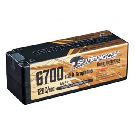 Li-Po Batteri 4S 14,8V 6700mAh 120C Gold