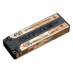 Li-Po Batteri 2S 7,4V 5300mAh 130C Stick U-LCG Gold
