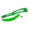 Chassis Brace Front Alu Green Maxx Slash