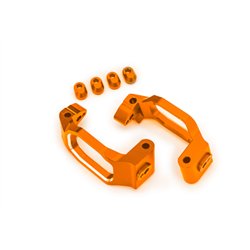 Styrspindelhållare Alu Orange (Par)