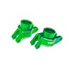 Stub Axle Carriers Rear Alu Green (Pair) Maxx, Maxx Slash
