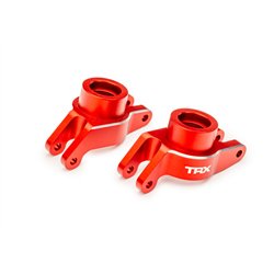 Stub Axle Carriers Rear Alu Red (Pair) Maxx, Maxx Slash