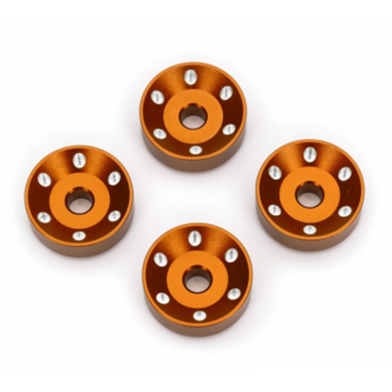 Wheel Washers Alu Orange (4) Maxx Slash