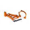 Motor Mounts Front & Rear Set Alu Orange Maxx