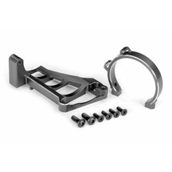 Motor Mounts Front & Rear Set Alu Gray Maxx Slash