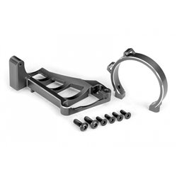 Motor Mounts Front & Rear Set Alu Gray Maxx Slash
