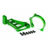 Motor Mounts Front & Rear Set Alu Green Maxx Slash
