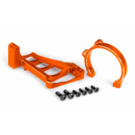 Motorfäste Fram & Bak Set Alu Orange Maxx Slash