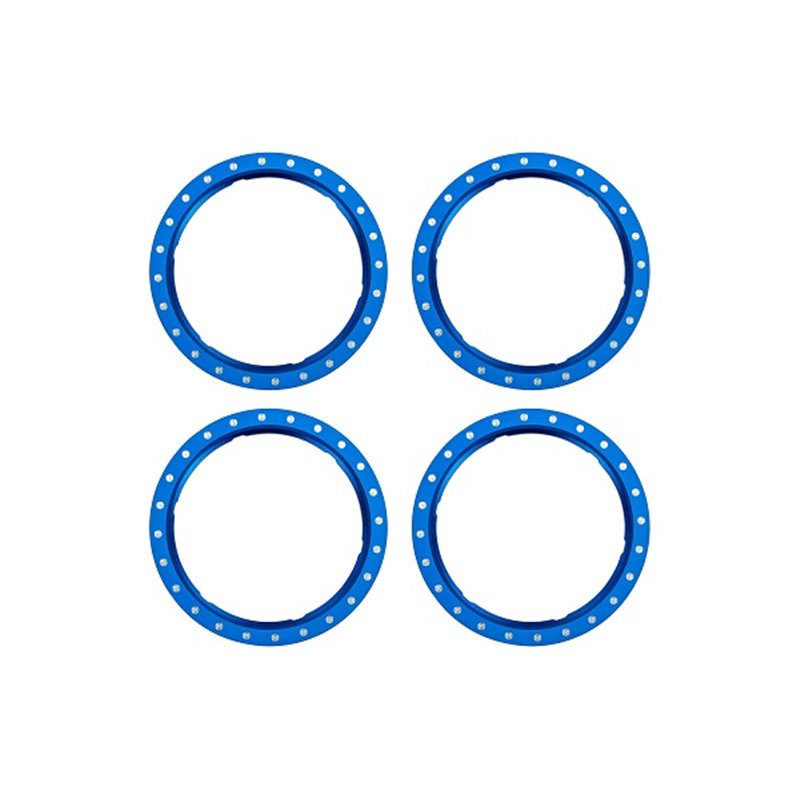 Beadlock Rings Alu Blue (Pro Scale Wheel Alu System) (4)