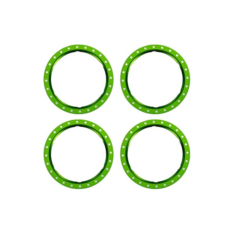 Beadlock Rings Alu Green (Pro Scale Wheel Alu System) (4)