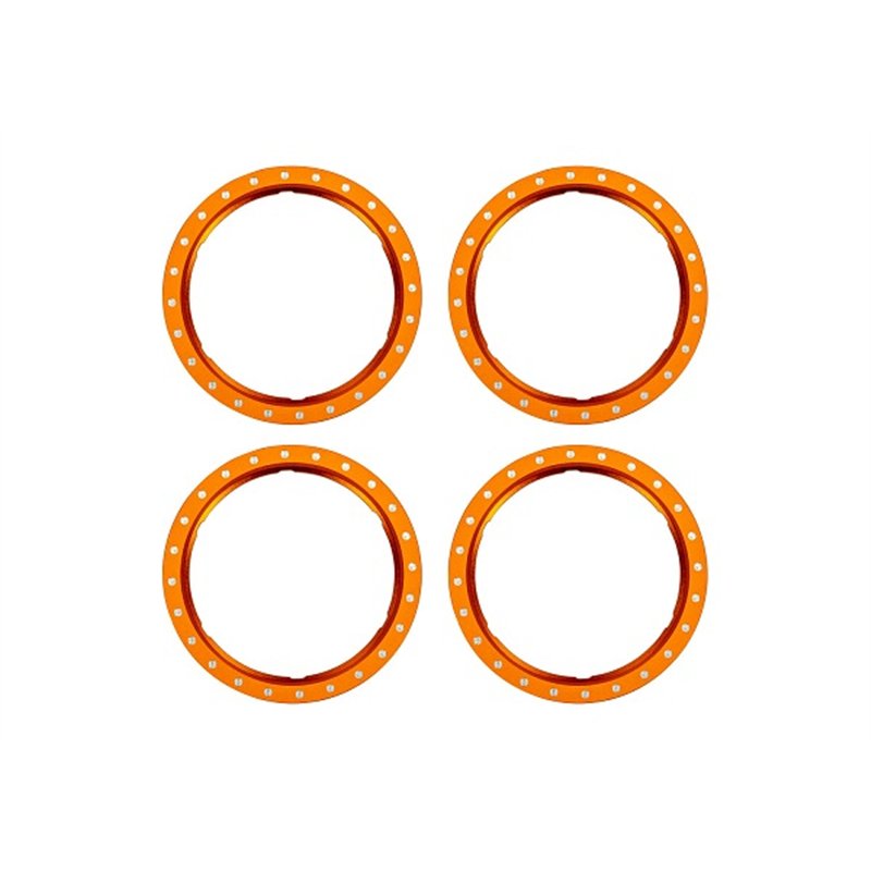 Beadlock Rings Alu Orange (Pro Scale Wheel Alu System) (4)