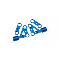 Suspension Arms Front Upper Alu Blue (Pair) 4-Tec Drift