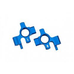 Steering Block Alu Blue (2) 4-Tec Drift