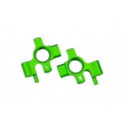 Steering Block Alu Green (2) 4-Tec Drift