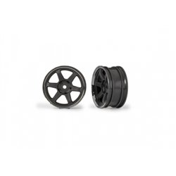 Wheels 1.9" 6-Spoke Gray Front (2)