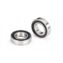 Kullager 7x14x3.5mm Gummitätat Svart (2)