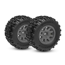 Däck & Fälg Sledgehammer/ Mini Maxx Grå Bak (2)