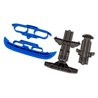 Skidplates Front & Rear + Front & Rear Bumper Blue) Mini Rally