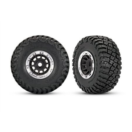 Tires & Wheels BFGoodrich Mud Terrain/ Mini Slash Chrom/Black (2)