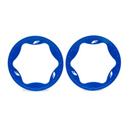 Beadlock Rings Blue Pro Scale Sand Car Race 4.3" Rear (2)