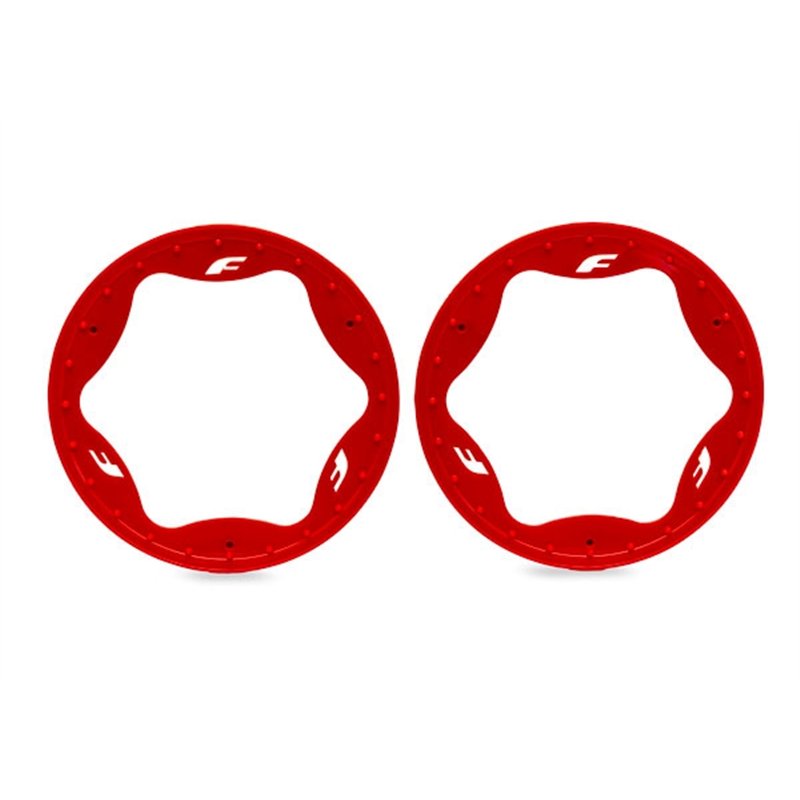 Beadlock Rings Red Pro Scale Sand Car Race 4.3" Rear (2)