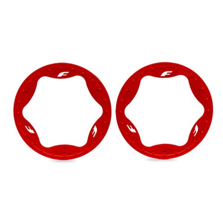 Beadlock Rings Red Pro Scale Sand Car Race 4.3" Rear (2)