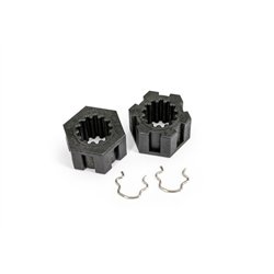 Wheel Hubs with Clips Front (2) Funco Sand Car