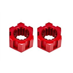 Wheel Hubs Alu Red Front (2) Funco Sand Car