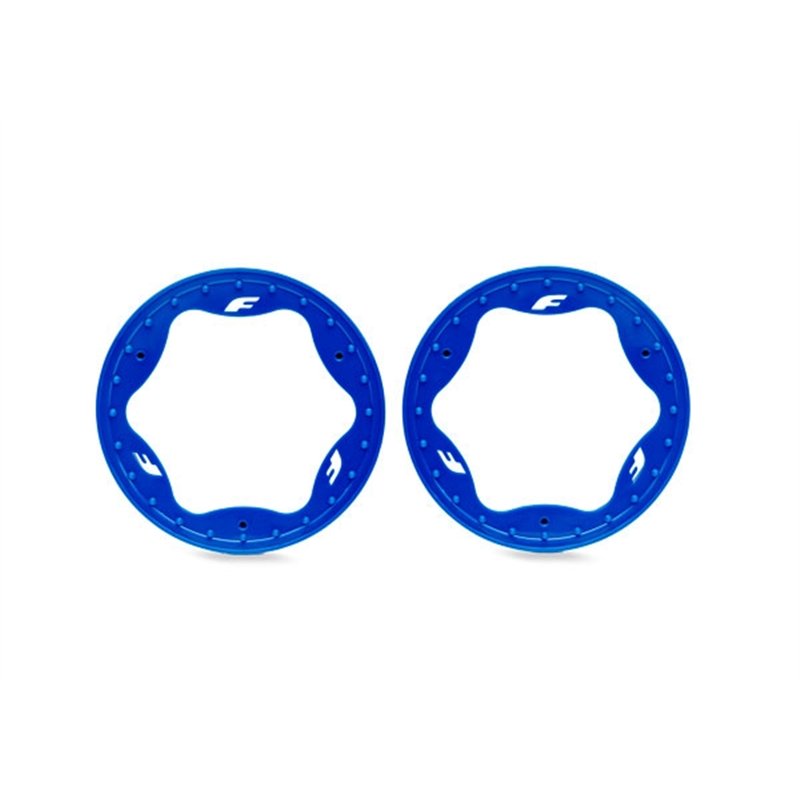 Beadlock Rings Blue Pro Scale Sand Car Race 3.5" Front Standard (2)