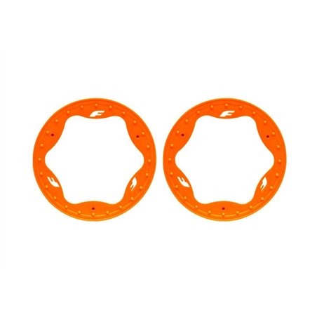 Beadlock Ringar Orange Pro Scale Sand Car Race 3.5" Fram Standard (2)