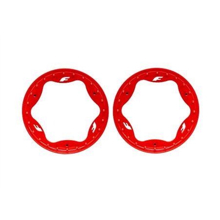 Beadlock Ringar Röd Pro Scale Sand Car Race 3.5" Fram Standard (2)