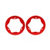 Beadlock Rings Red Pro Scale Sand Car Race 3.5" Front Standard (2)