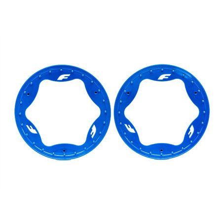 Beadlock Rings Blue Pro Scale Sand Car Race 3.9" Rear Standard (2)
