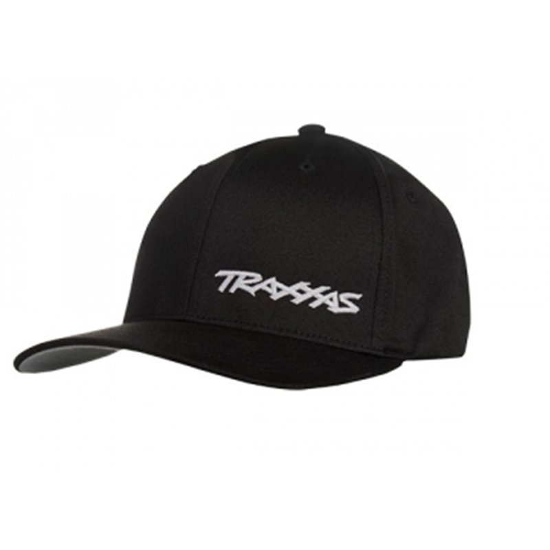 Keps Svängd skärm Svart/Vit Traxxas L-XL