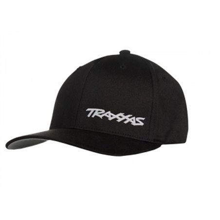 Keps Svängd skärm Svart/Vit Traxxas L-XL