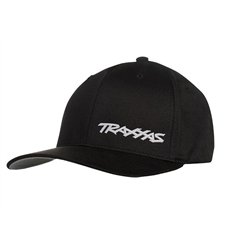 Keps Svängd skärm Svart/Vit Traxxas L-XL