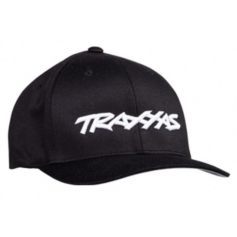 Keps Svängd Skärm Svart Traxxas Logo S-M