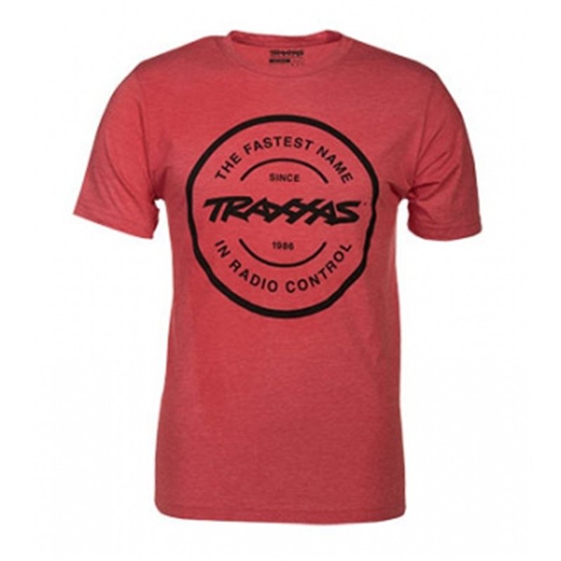 T-Shirt Red Circle Traxxas-logo M (Premium Fit)