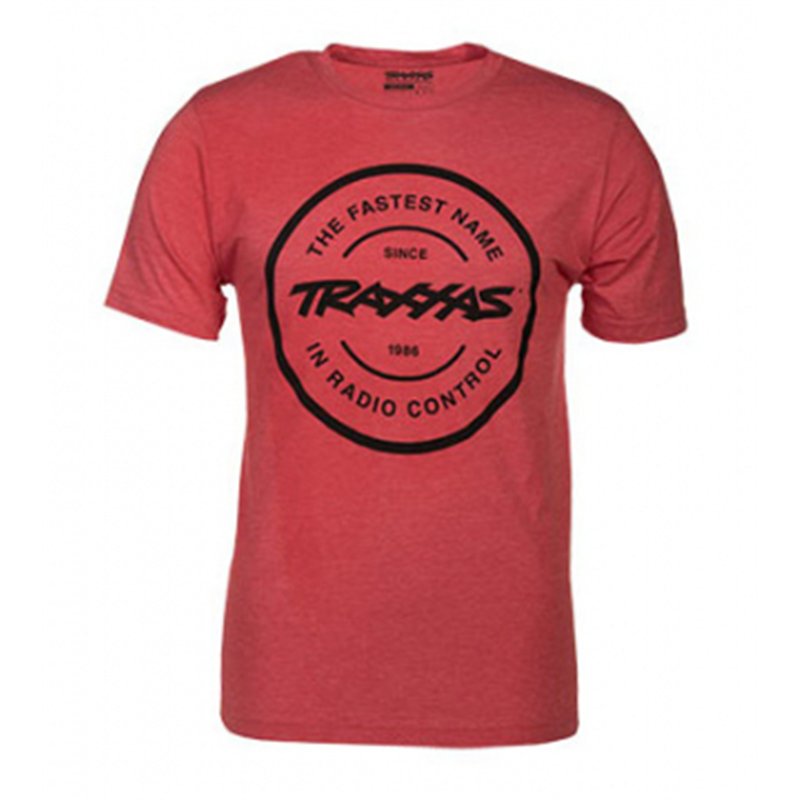 T-Shirt Red Circle Traxxas-logo S (Premium Fit)