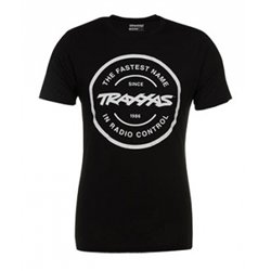 T-shirt Svart Rund Traxxas-logga M