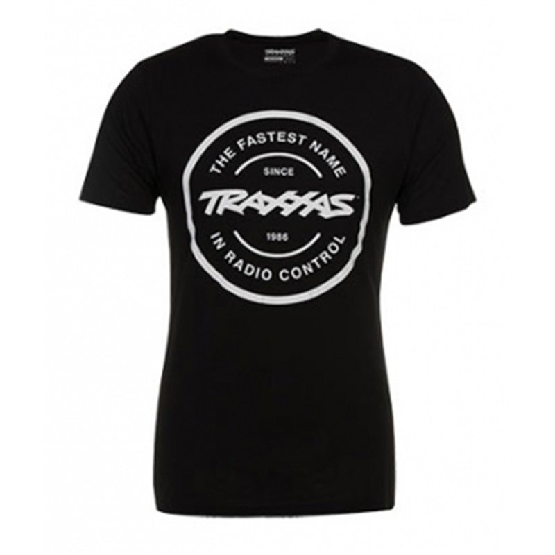 T-shirt Svart Rund Traxxas-logga S