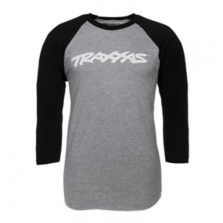 Shirt Raglan Traxxas-logo Grey/Black M (Premium Fit)