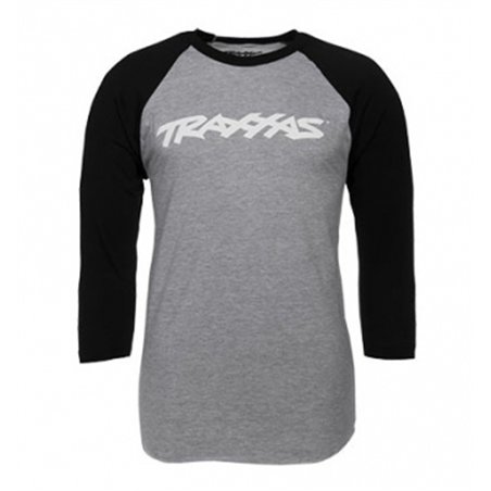 Shirt Raglan Traxxas-logo Grey/Black S (Premium Fit)