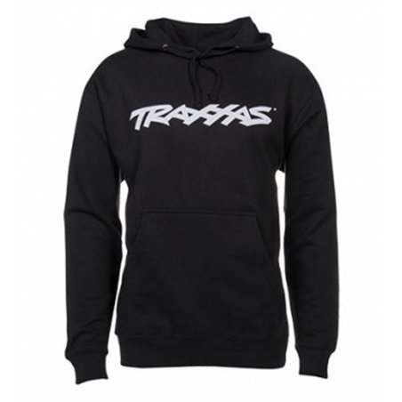 Hoodie Svart Traxxas-logga L